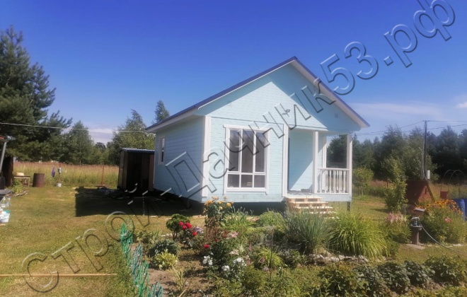 2 Брусовой дом ОД-16, 6х7м, 42М², Тульская область, Заокский район, коттеджный поселок «Покровское Южное» (5)